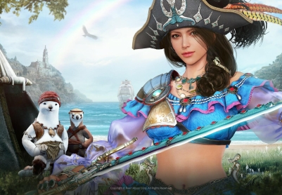 黑色沙漠单机版3506人鱼女海盗手工真端|GM|